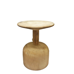 Stolik Stołek Kielich okrągły Donica pełne drewno 50cm